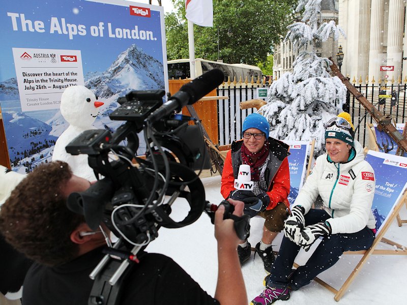 Tirol sorgte für Schneefall bei den Olympischen Sommerspielen 2012 in London